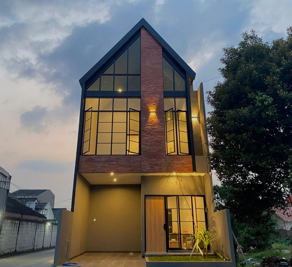 Rumah Modern Scandinavian di Kukusan Depok